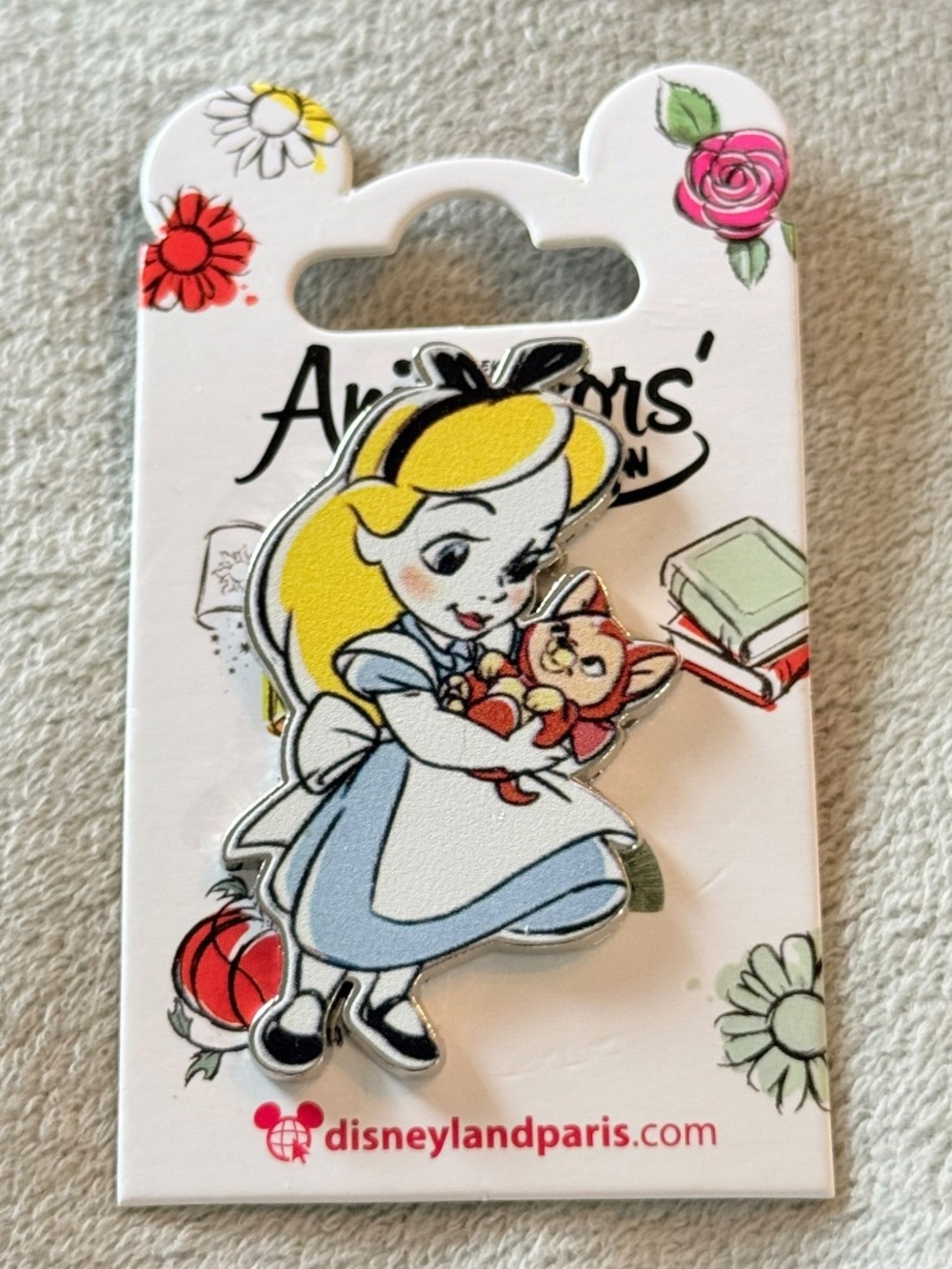 Disneyland Paris Alice in Wonderland Dinah Animator’s Collection Pin 2022